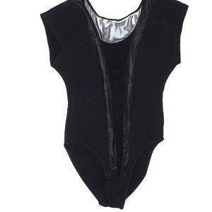 American Apparel black mesh bodysuit